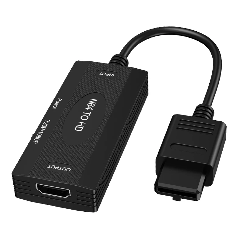 Tanie N64, aby z wejściem HDMI konwerter Adapter konwersji kompozytowe z
