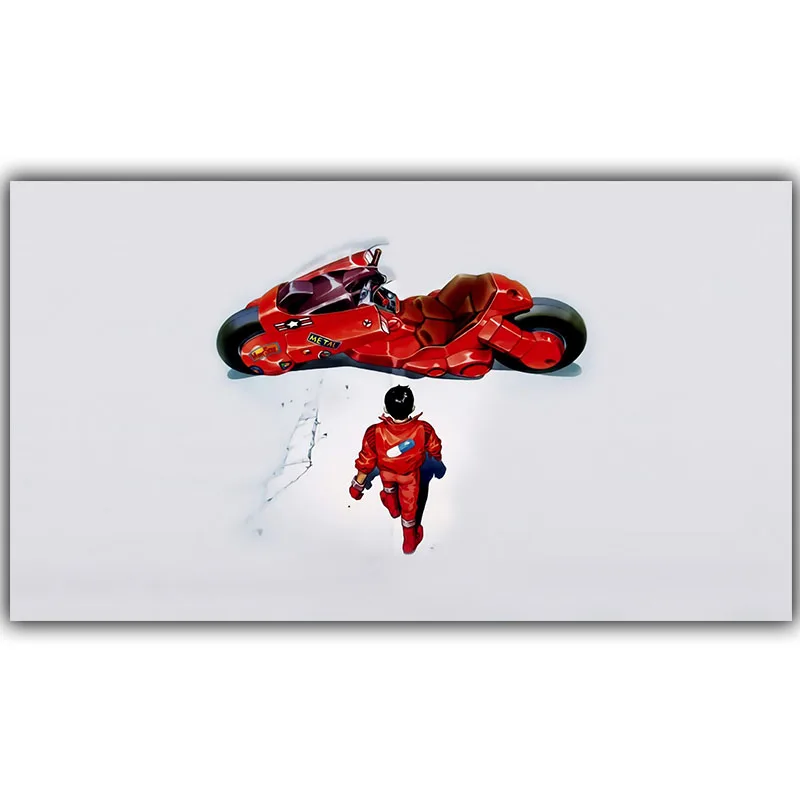 Плакат Akira Red Fighting популярный классический японский аниме домашний декор