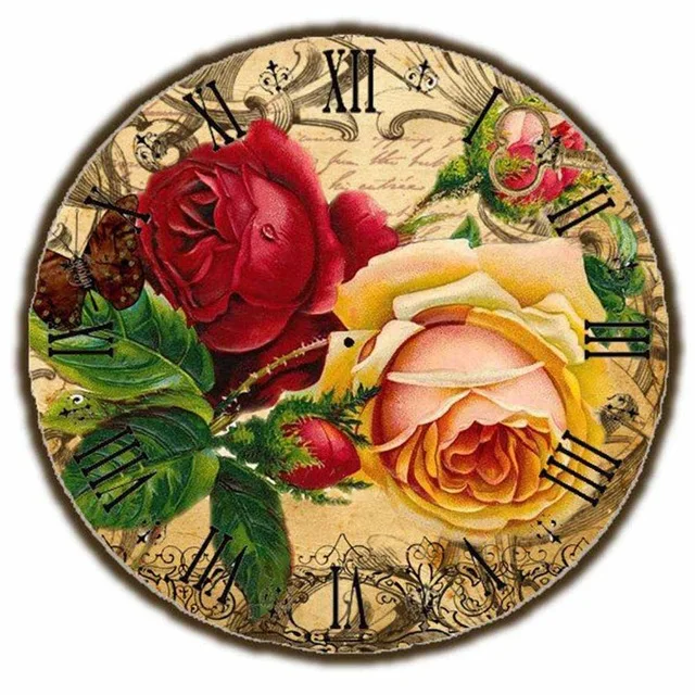 HOMFUN полная Алмазная картина "цветок сова часы с дизайном «Медведь» полимерная мозаика вышивка 5D Diy Алмазная картина ручной работы вышивка крестиком подарок - Цвет: Белый