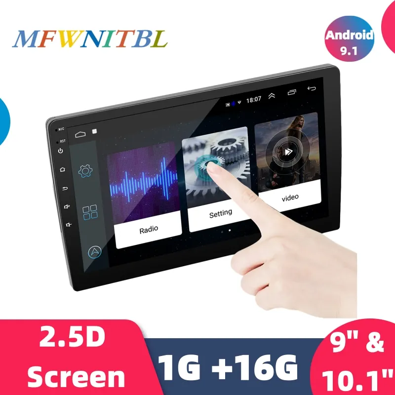 9&quot 10.1&quot Universal Car Radio Multimedia Video Player Navigation GPS Android 2 Din Stereo Bluetooth WIFI Audio Mirror link |