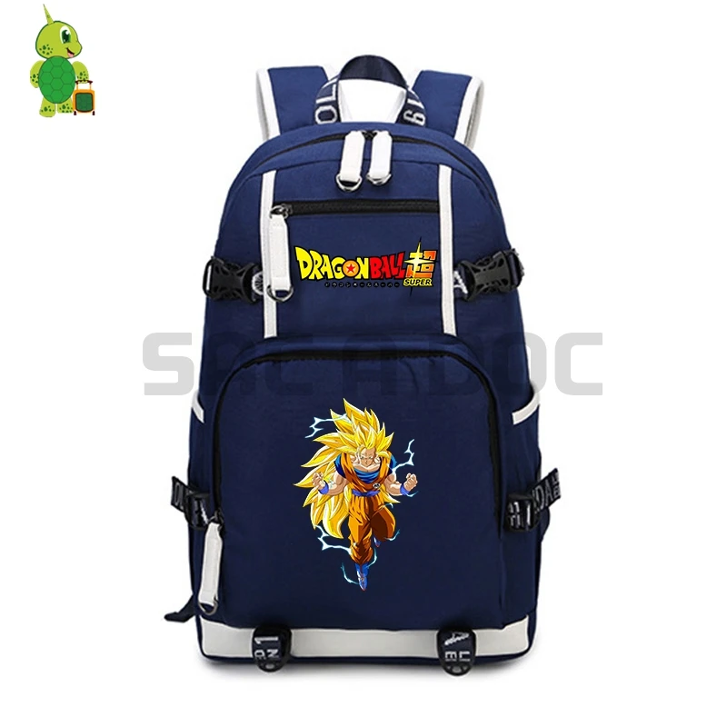 27 Dragon Ball Супер школьные сумки для подростков девочек мальчиков Супер Saiyan Goku Ssj3 рюкзак для ноутбука большой емкости дорожные сумки на плечо - Цвет: 27