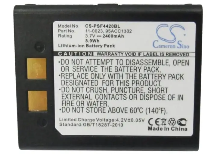 Cameron sino 2400 мА/ч, батарея для сканер штрих-кода DATALOGIC 4420 11-0023 95ACC1302 для кгс Тысячелетнего Сокола, 2150 4400 4410 4420 5500 11-0023 95ACC1302