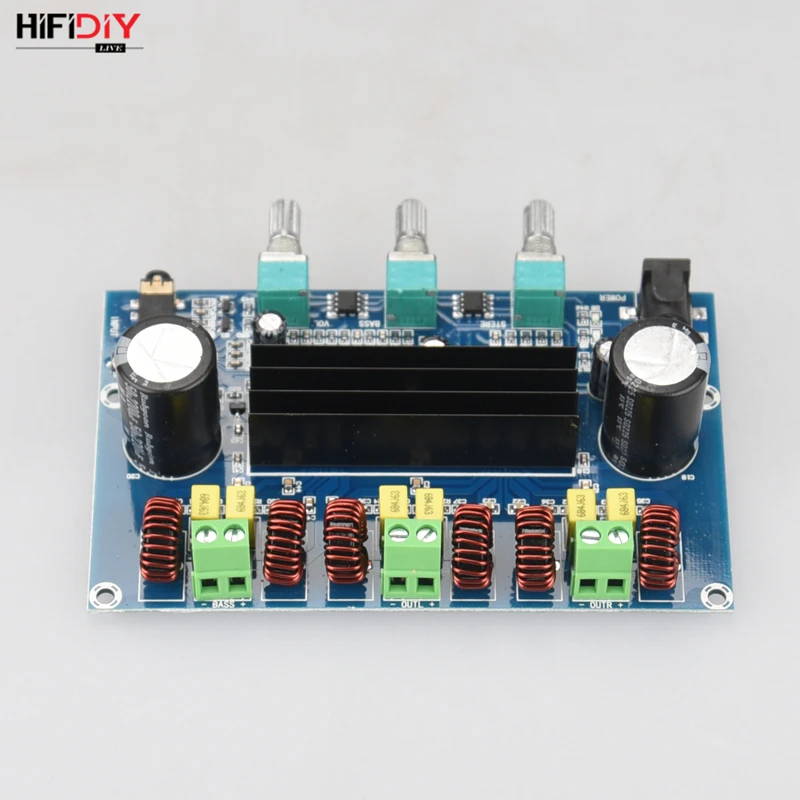 Placa Amplificador Digital Bluetooth 5.0 Volume 2.1 Canais Estéreo Classe d 50w x Mais 100w Alto-falante de Áudio Aux Xh-a305 Tpa3116d2 - Image 5