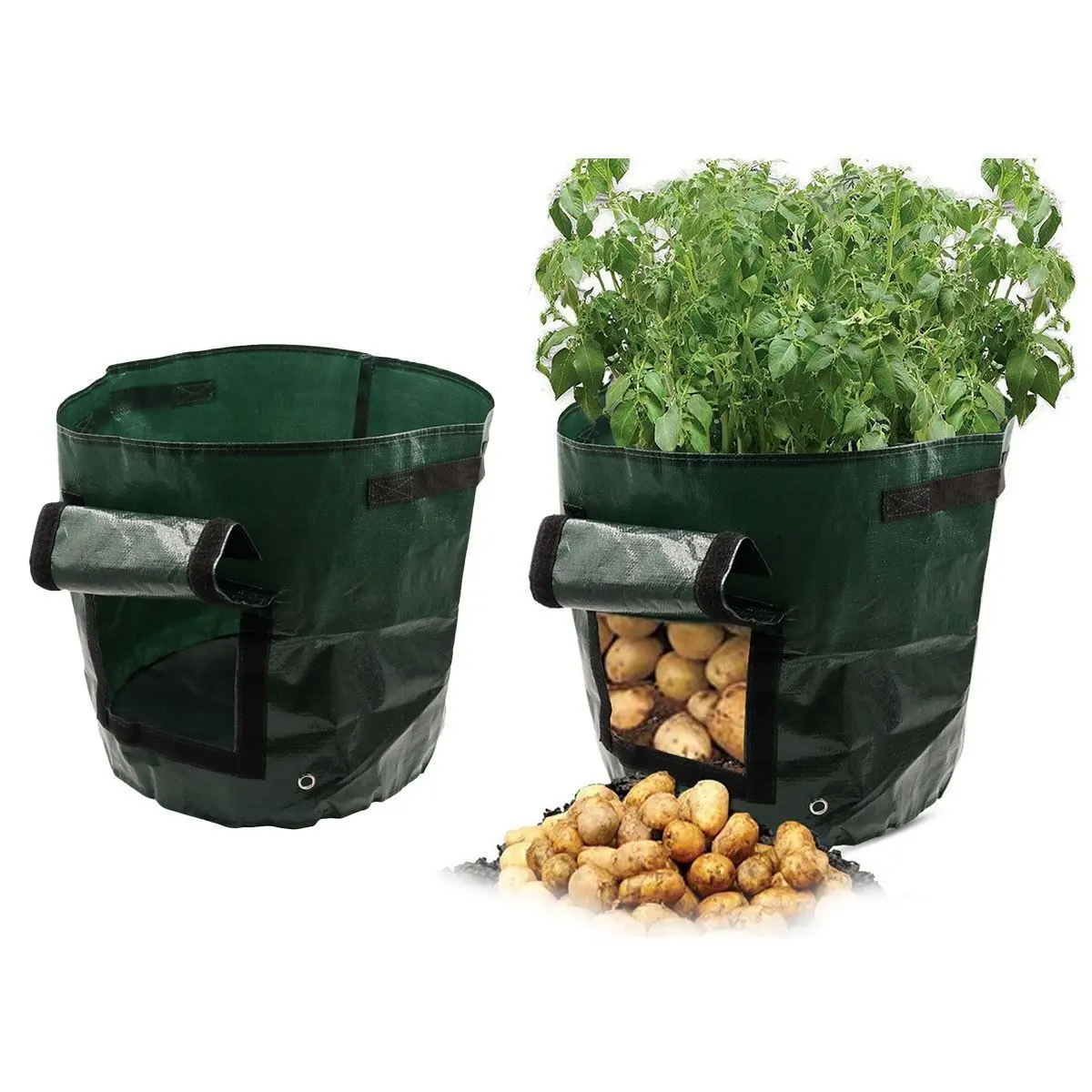 Grow Bags Planting Pots Garden Pots Potatoes Grow Bags Smart Pots for Vegetable Garden Raised Planter and Fruits Grow Bags Planting Pots Garden Pots Potatoes Grow Bags Smart Pots for Vegetable Garden Raised Planter and Fruits
