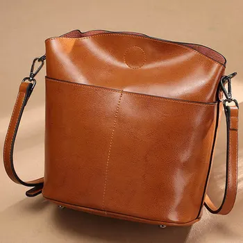 

Autumn and winter new fashion leather ladies shoulder bag simple Messenger bag large capacity ladies bag high quality