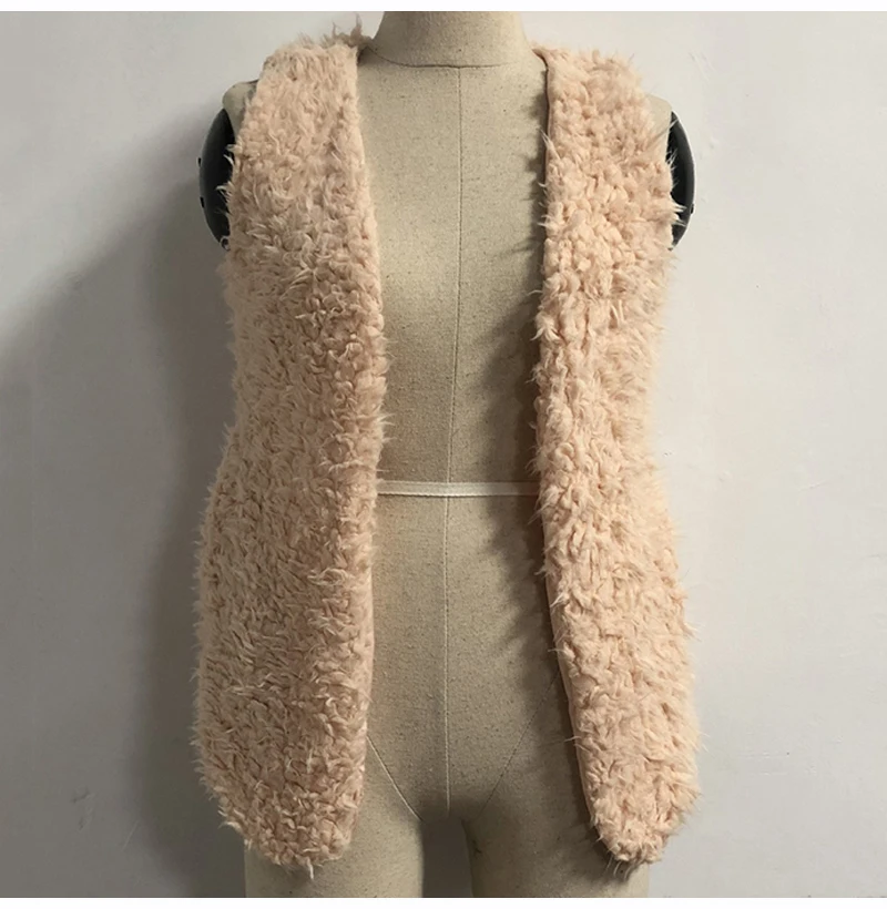 Lossky, жилеты, безрукавки, женские, без рукавов, кардиган, куртки, Dames, модные, для девушек, толстые, плюшевые, теплые, Осень-зима