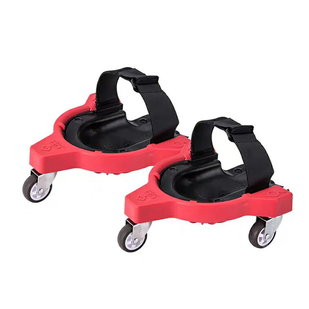 

Wheels Knee Pads Rolling Wheels Mobile Flexible Gliding for Work Construction Job Site laying tile vinyl auto repair protecting