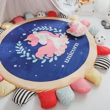 Солнце клёш и проектом лепестков Круглый Бархатный коврик Гостиная Спальня игровой коврик для детей восхождение съемный коврик سجاده صلاه