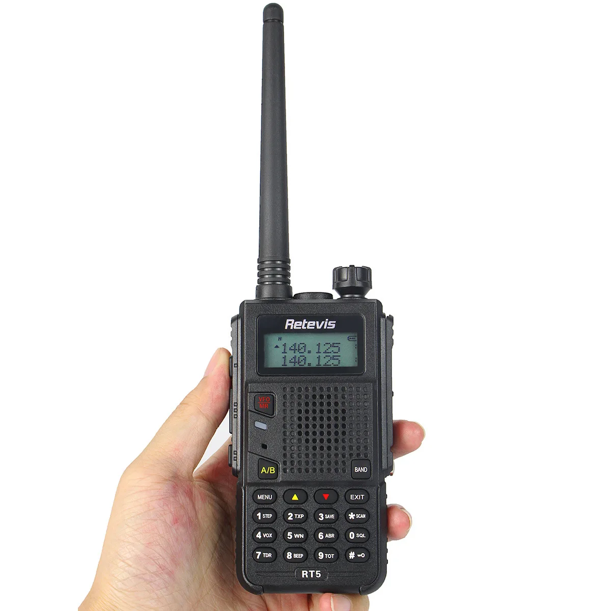 

Retevis RT5 UV Double Band Walkie-talkie High-Power 8 W Hand-Held Numeric Keyboard FM Self-driving Travel New Style