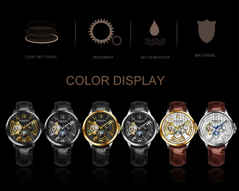 Мужские механические часы Топ люксовый бренд водонепроницаемые светящиеся Роскошные автоматические скелетные деловые наручные часы Reloj Hombre