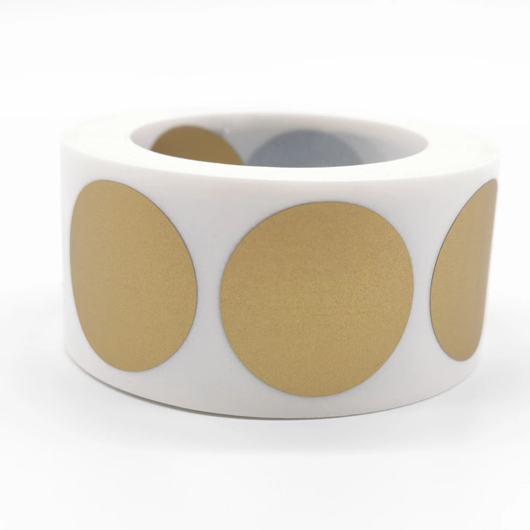 300 Pegatinas Para Rascar Doradas - 2.5 Cm De Diámetro, Ideales Para Tarjetas Sorpresa, Eventos Y Manualidades