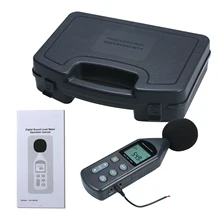 Цифровой измеритель уровня звука ЖК-дисплей Дисплей Шум метр 30dB~ 130dB Шум измерительный прибор дБ метр тестер для измерения уровня