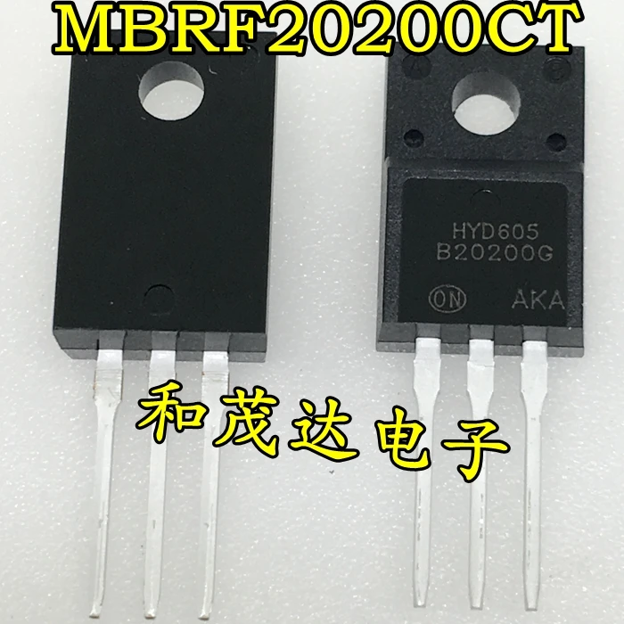 5 шт./B20200G MBRF20200CT 20A/200V TO-220F TO220F