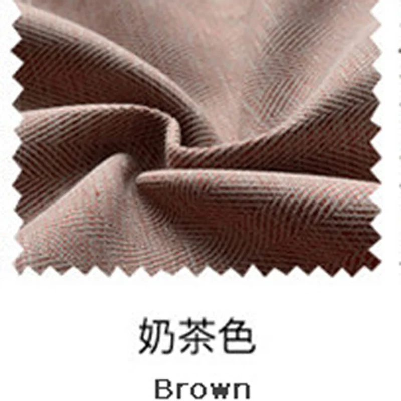 Brown Кофейные/серые высококачественные занавески для отелей, одноцветные 70-90% затемненные занавески для спальни, утолщенная ткань, занавески на окна#20 - Цвет: Brown