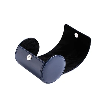 

Portable Tie Storage Box PU Cylinder netic Buckle Belt Household