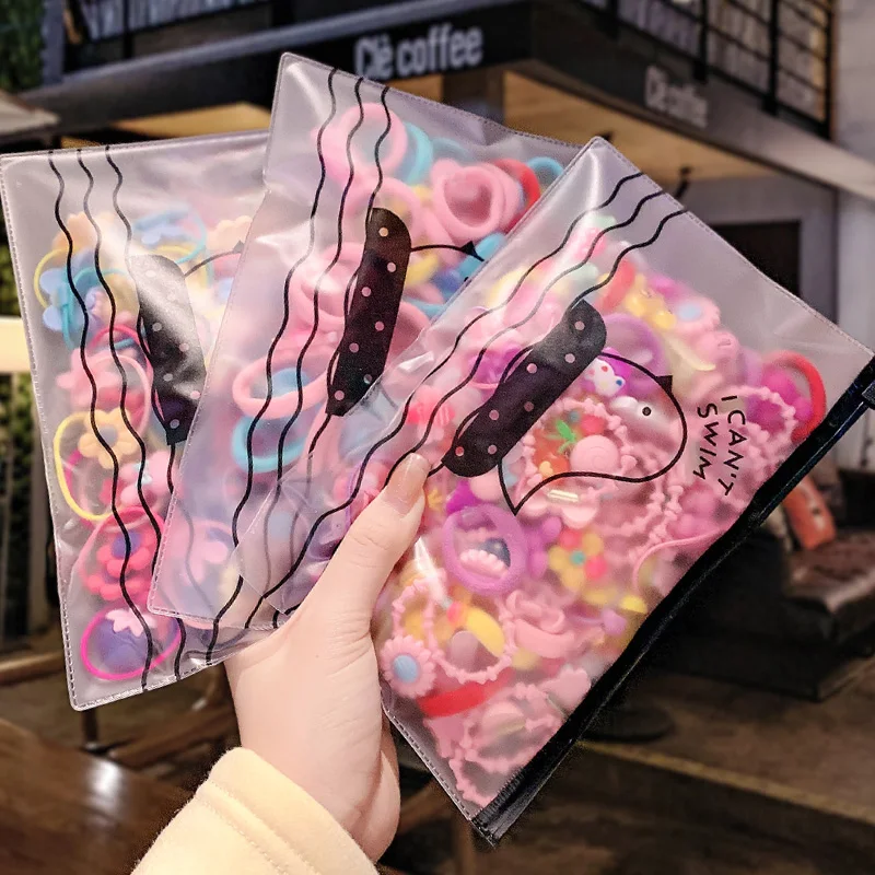 

200/1000/2500pcs Disposable Child Hair Bands Girls Elastic Colorful Rubber Band Rope Ponytail Gum Kid Hair Accessories Headband