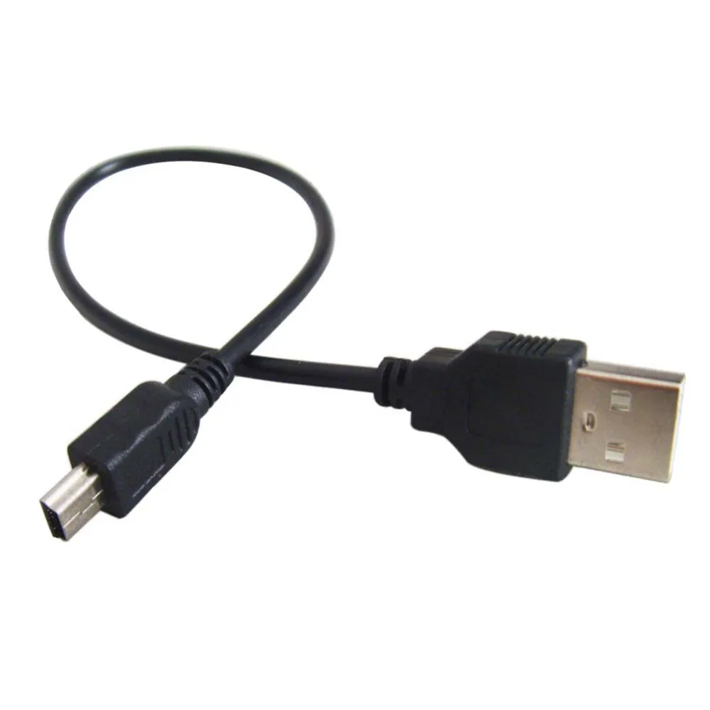 USB2.0 A Male to USB B mini 5Pin Male Data Sync Cable Cord For Camera MP3/MP4/MP5