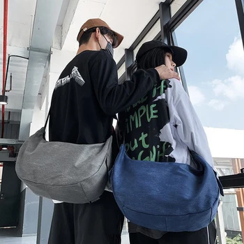 

Crossbody Bag For Men Shoulder Bag Large Capacity Casual Simple Solid Color Unisex Oxford High Quality Fashion Trend Cloth Bags