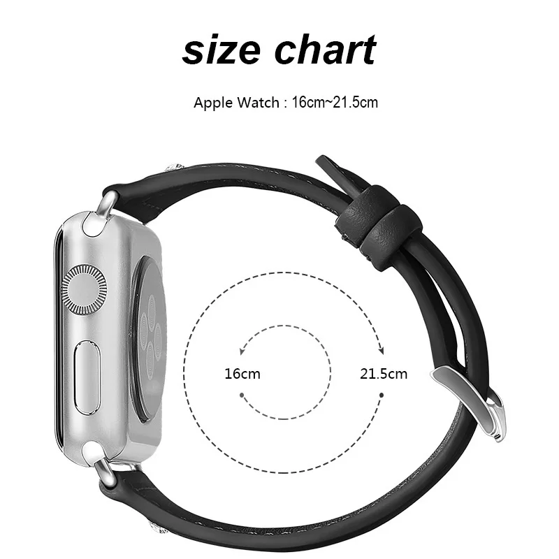 Ремешок из натуральной кожи для Apple Watch band 5 4 iwatch 42 мм 38 мм 44 мм 40 мм pulseira correa браслет умные часы аксессуары петля