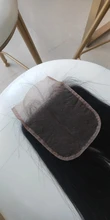 BAISI-extensiones de pelo brasileñas con encaje, accesorio capilar liso de 4x4 HD con cierre de encaje suizo, con cierre superior transparente