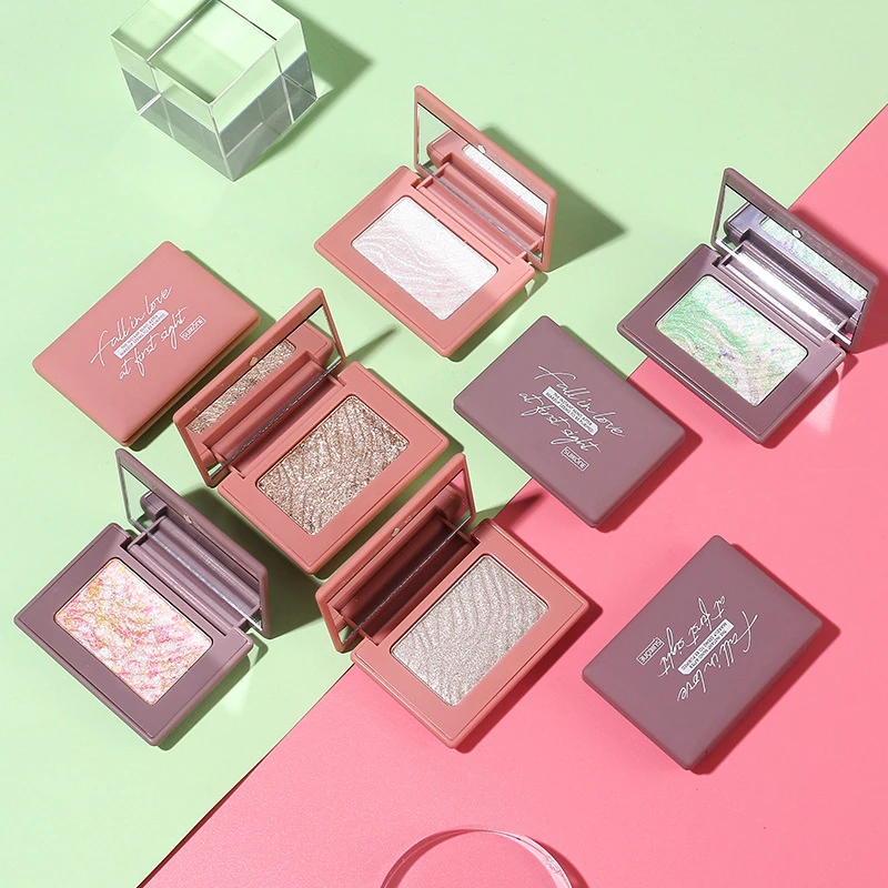 Макияж хайлайтер пудра палитра бронзер Румяна мерцающее лицо консилер с блеском