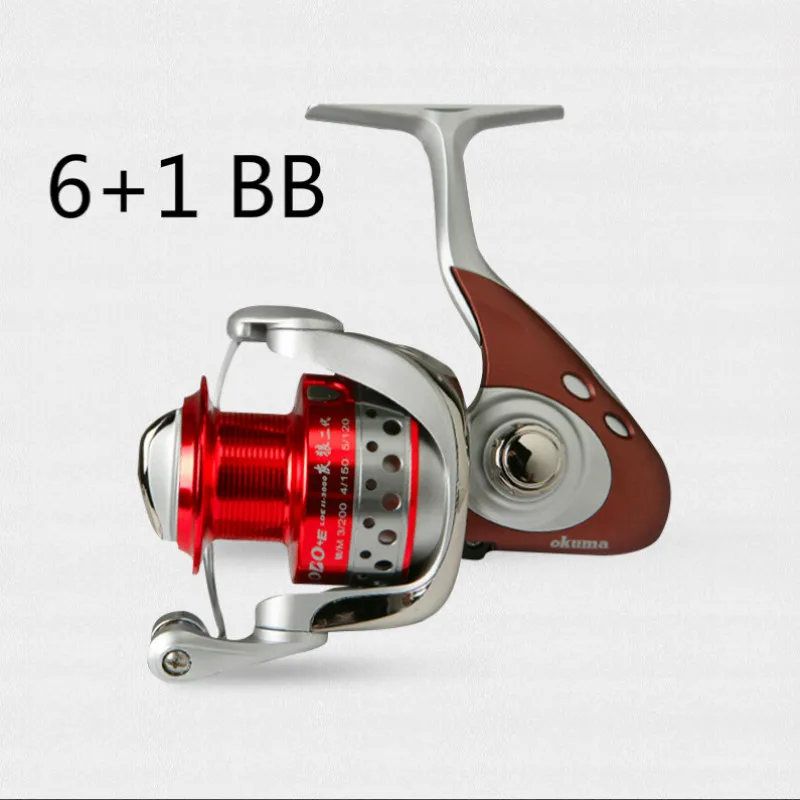 Рыболовные снасти okuma gray wolf ii loeii-3000 рыболовные снасти рыболовное судно колесо спиннинговая катушка