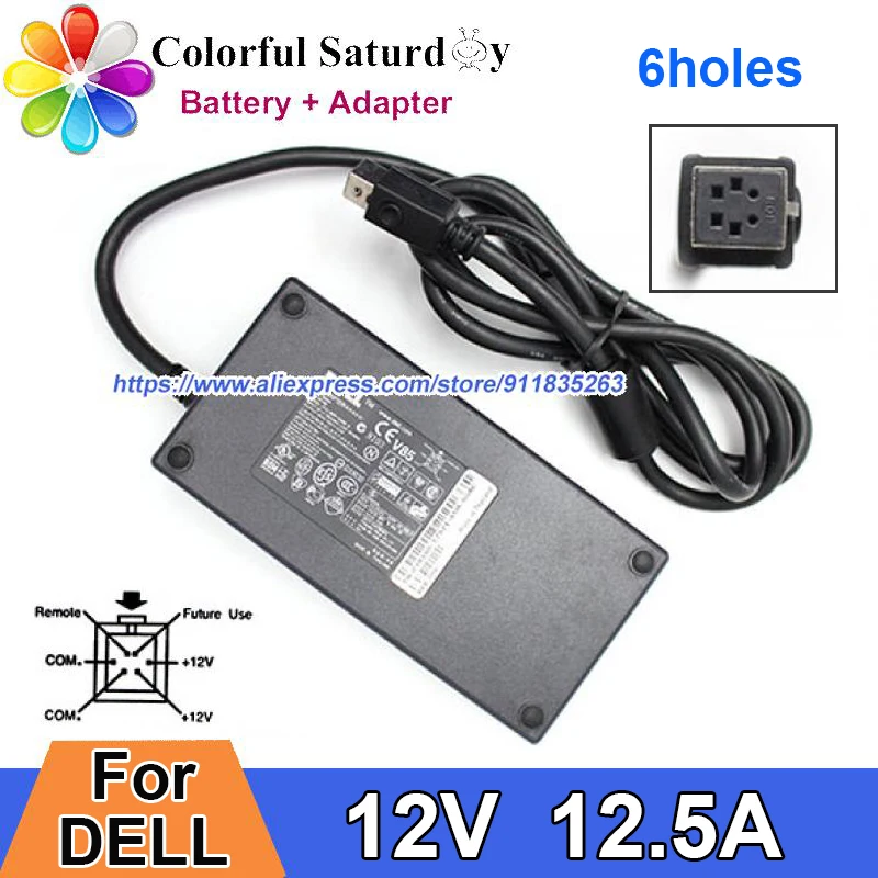 Оригинальное зарядное устройство для ноутбука с 6 отверстиями DELL OptiPlex SX260 270 SX270