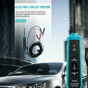 

EM285 6-24V DC Power Probe Car Electric Circuit Tester Automotive Tester With 5m Cable Premium Car Accessory
