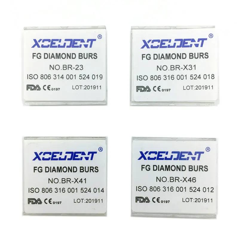 Алмазные Боры серии BR 100 шт. алмазные боры FG сверла хвостовик 1 6 мм для