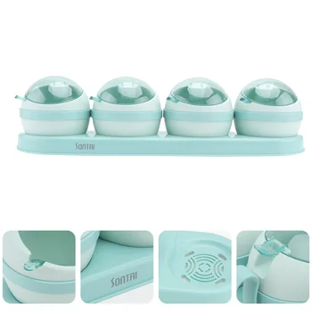 

1 Set of PP Household Plastic Spice Container Seasoning Jars Condiment Container Spice Bottles for Preservation