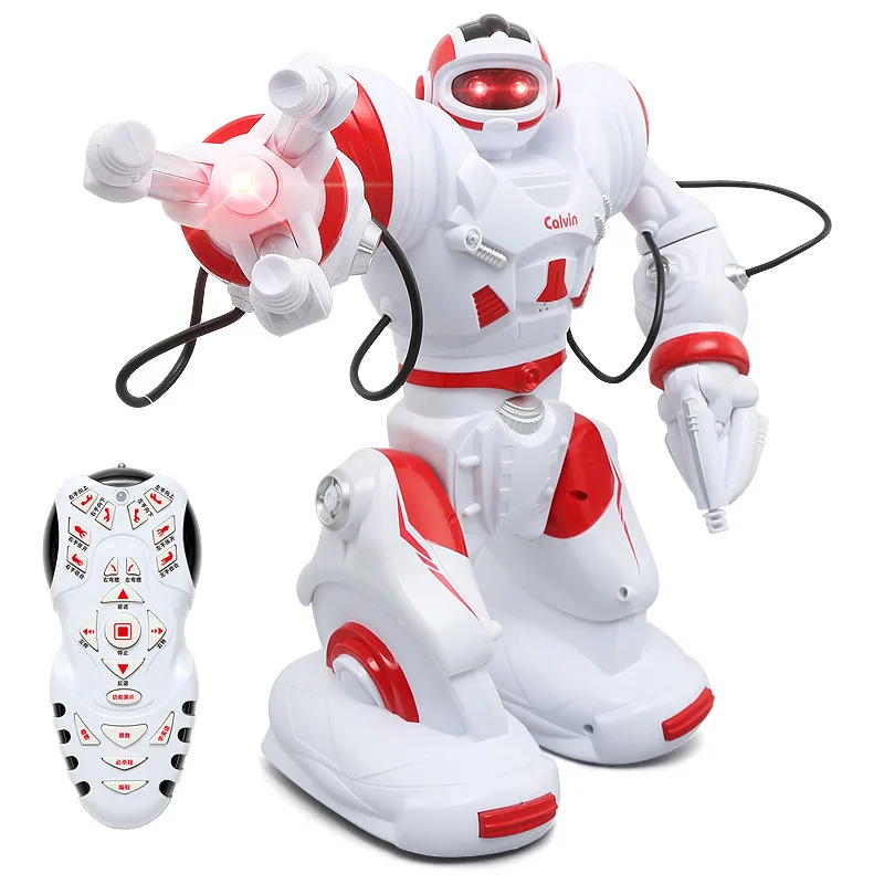 

Smart Remote Control Robot Singing Dancing Voice Dialogue Interactive Calvin Sufficient Electric Toys Boy Gift