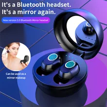 TWS Bluetooth 5 гарнитура Близнецы Беспроводные Наушники Hi-Fi стерео наушники мини наушники для смартфона для планшета для ноутбука