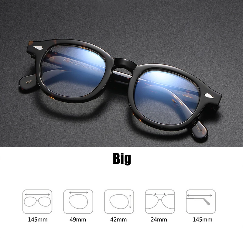 Anti Blue Light Mobile Phone Gaming Glasses Women Johnny Depp Eyeglasses Men Optic Computer Goggles Acetate Frame Brand Vintage blue ray glasses Blue Light Blocking Glasses