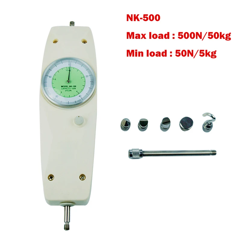 Dinamometro analogico de precisión 500N 