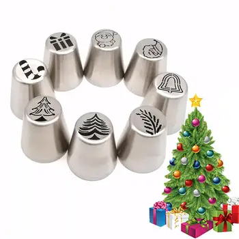 

Christmas Cake Pastry Tube Mold Cream Icing Piping Nozzle Bakeware Cake Decoration Tool