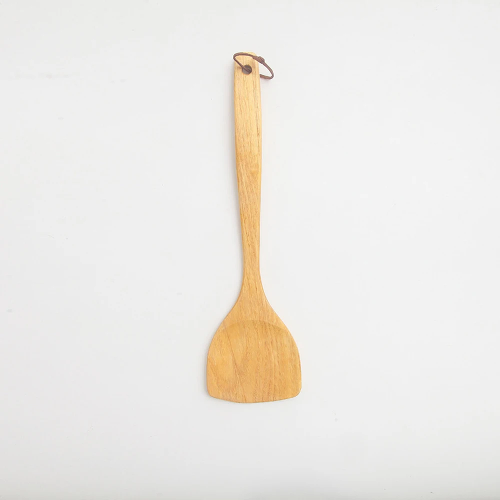 35CM Non-stick Pan Wooden Turner Wood Shovel Spatula Pot Spatula Rice Spoon High Quality Cookware Kitchen Tool