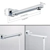 Free Shipping  Bathroom Brass Chrome/Black Bronze Shower Faucet Spout Wall Mounted Swive Bath Spout Bathroom Accessories 2