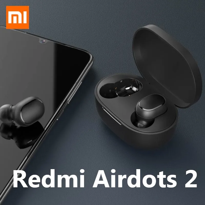 TWS-гарнитура Xiaomi Redmi AirDots 2 Bluetooth 5 0 шумоподавление управление с микрофоном |