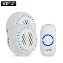 KERUI M523 защита безопасности беспроводной дверной звонок Водонепроницаемая Кнопка Красочные атмосферные огни функция памяти умный дверной Звонок KERUI M523 защита безопасности беспроводной дверной звонок Водонепроницаемая Кнопка Красочные атмосферные огни функция памяти умный дверной Звонок