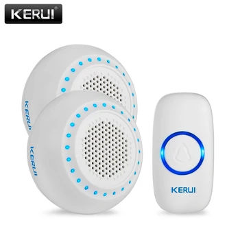 

KERUI M523 Safety Protection Wireless Doorbell Waterproof Button Colorful Atmosphere Lights Memory Function Smart Doorbell