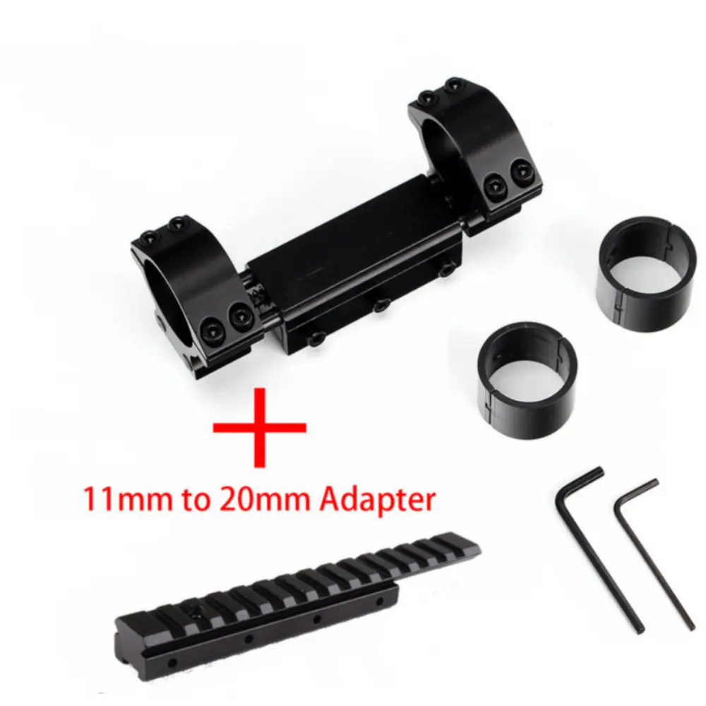 Combo 5 Охота t25.4mm 30 мм пневматическое оружие прицела кольца Zero Recoil высокопрофильные Монтажные кольца подходит Picatinny Weaver Rail с фиксатор - Цвет: Combo 5