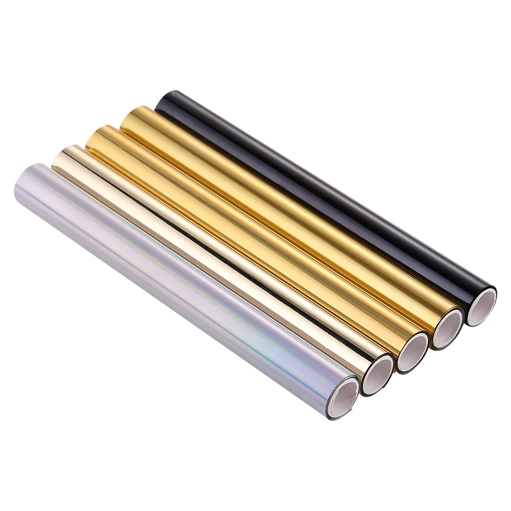 Foil Paper 19.3cmx5m Holographic Heat Transfer Foil Roll Hot Stamping Paper Holographic Heat Transfer DIY Crafts craft foil