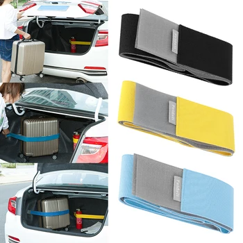 

Car Trunk Stowing Organizer Strap Fixed Elastic Bandage Magic Sticker Band Auto Organizer Tidying Belt Universal Storage Rope