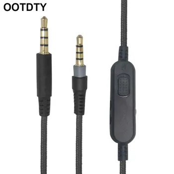 

Replacement Stereo Audio Cable Game Mic Microphone for Kingston HyperX Cloud Alpha S Cloud9 Edition Gaming Headsets 3.5mm