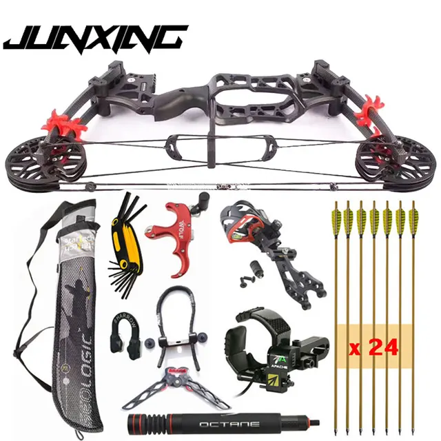  US $400.93 Archery M109E 60lbs Compound Precision Steel Ball Left Right Hand Outdoor Hunting 