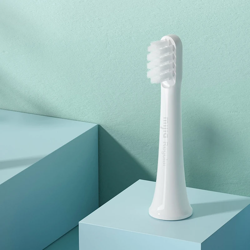 Настоящая Xiaomi T100 звуковая электрическая зубная щетка для взрослых IPX7 ультра звуковая автоматическая зубная щетка USB перезаряжаемая зубная щетка - Цвет: Only Toothbrush Head