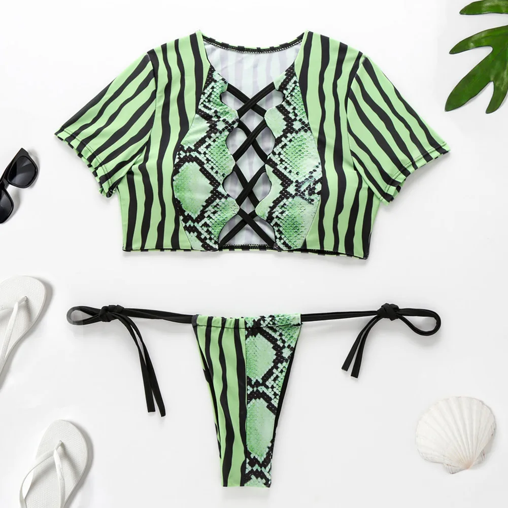 Новое поступление купальник с перекрестными ремешками спереди женский