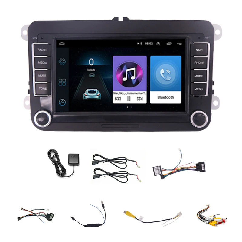 Автомагнитола 2 Din Android GPS навигация 7 дюймовый автомобильный мультимедийный плеер