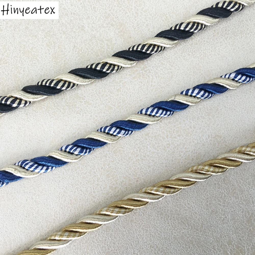 5 Meters Set Quality Cotton Inner Thread Twisted Rope Cushion Pillow Bag Sofa Chair Decorative Cords Accessories 9 mm diameter