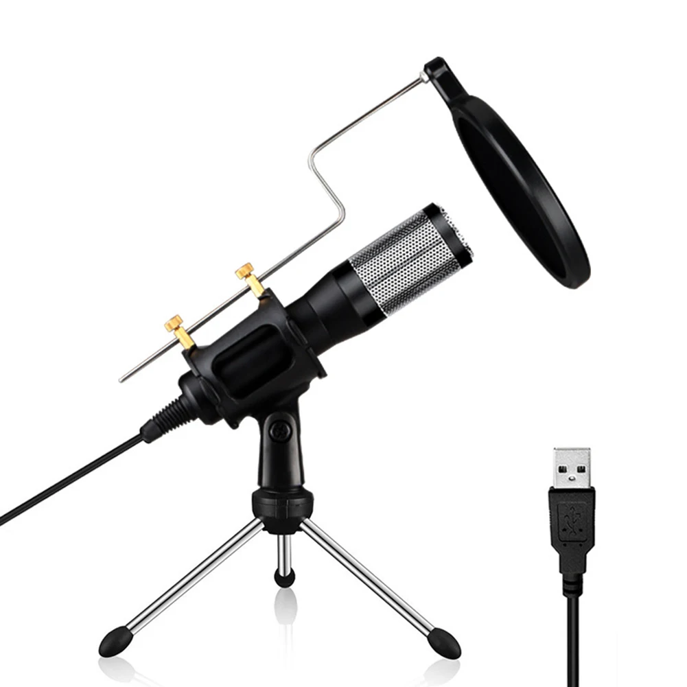 USB разъем Lefon профессиональный микрофон конденсатор для домашней студии USB штекер Стенд студия подкастинг Запись микрофон караоке